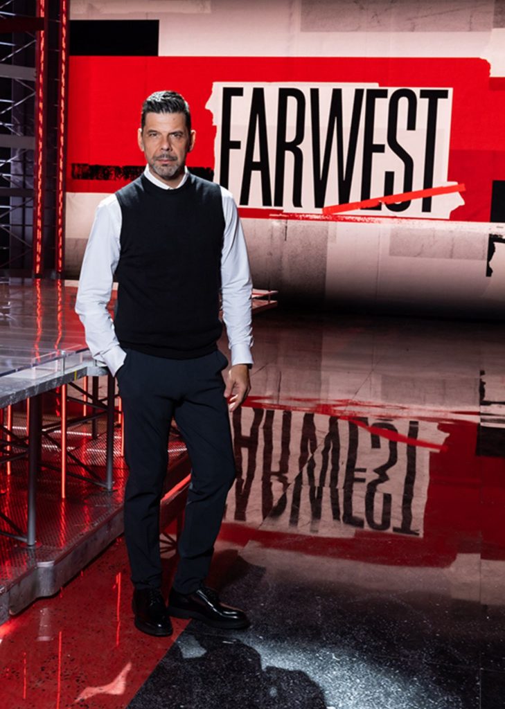 Stasera Salvo Sottile in prima serata con Far West su Rai3